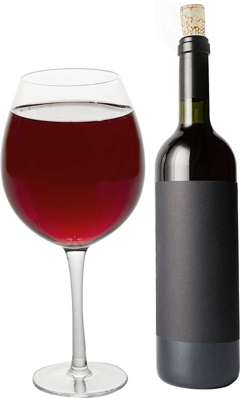 Oversized Xl Giant Clear Wine Glass 750 Ml Holds A Full Bottle Of Wine Fun Jumbo Drinkware