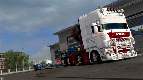 Scania Rjl Crane V20 Truck Euro Truck Simulator 2 Mods American