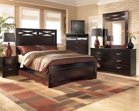 He loves how we were able to pair our own items with ashley's accents. Ashley X-cess Panel Bedroom Set, B117-57-54-96, Bedroom ...