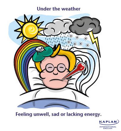 Oh i'm feeling a bit under the weather this. IDIOMS: Under the weather | Speakup Blog