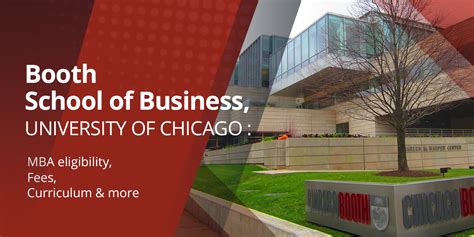 booth school of business university of chicago mba eligibility fees curriculum and more