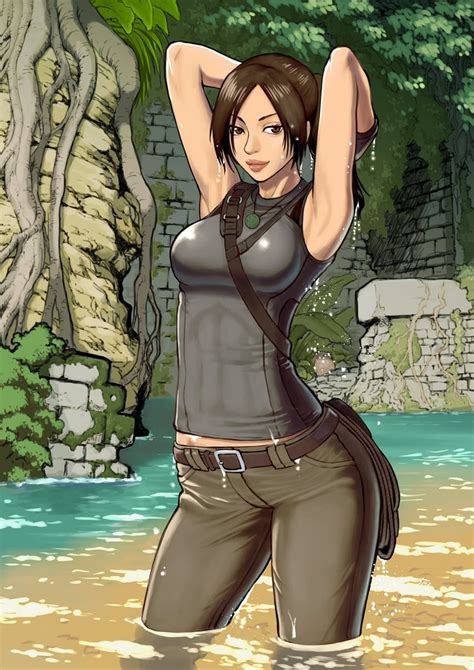 Lara Croft Tomb Raider Drawn By Tatsu Danbooru