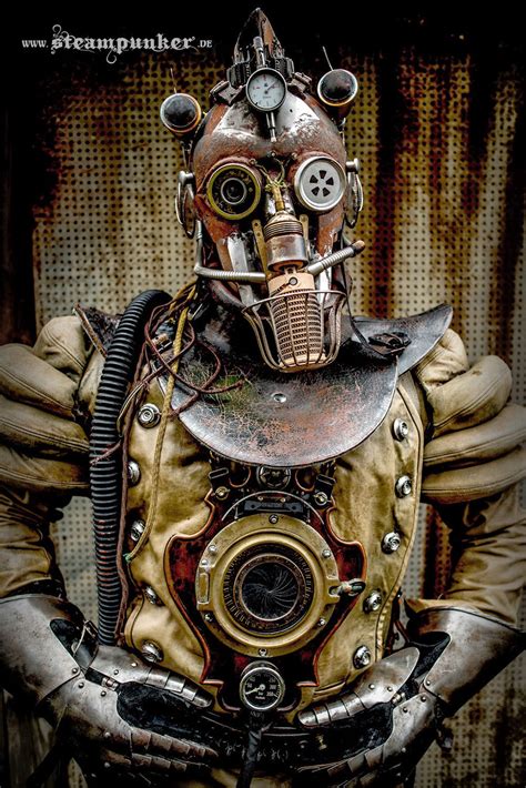 Artist Creates Steampunk Costumes From Old Parts He Finds In A Flea Market