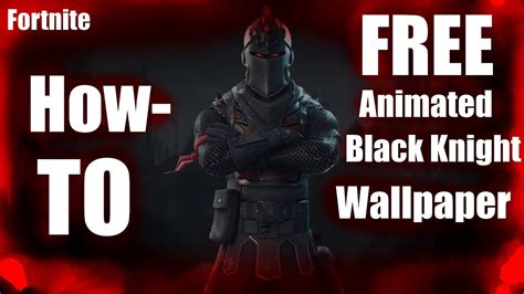 Browse the legendary black knight skin. How To Get An Animated Fortnite Black Knight Wallpaper ...