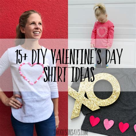 15 Easy Diy Valentines Day T Shirts Swoodson Says