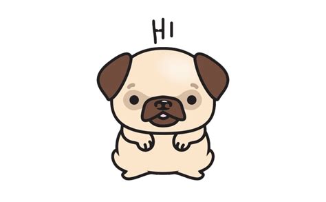 Kawaii Pug Png File Png All Png All