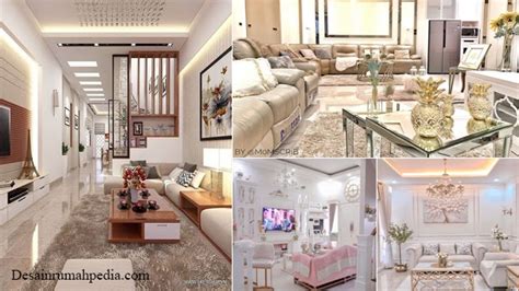 desain interior ruang keluarga mewah desainrumahpediacom