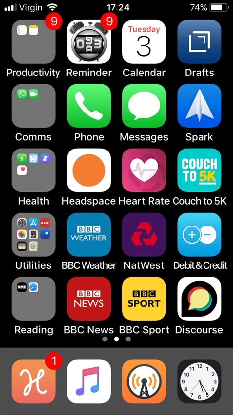 Iphone 5s Original Home Screen