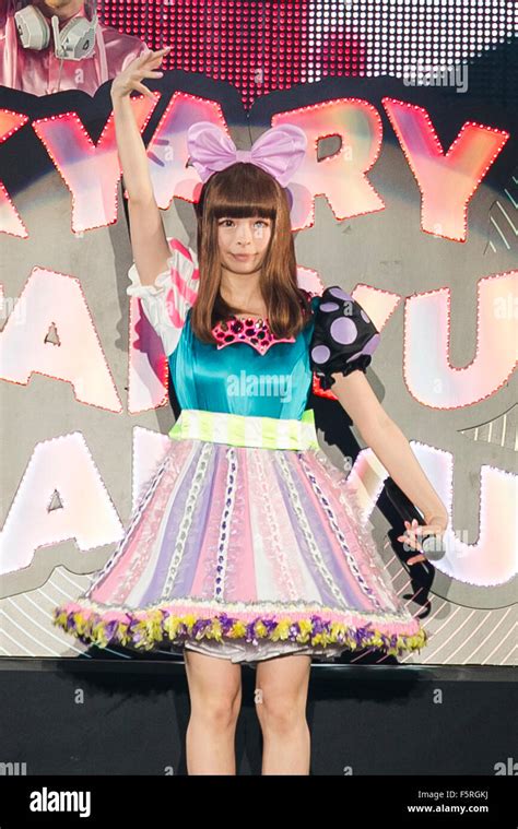 japanese fashion model and signer kyary pamyu pamyu performs during the moshi moshi nippon