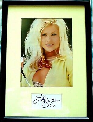 Playmate Lisa Dergan Autograph Auto Framed With July Playboy