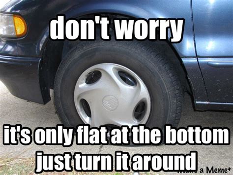 Funny Flat Tire Meme