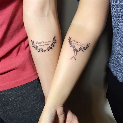 Matching couple tattoos | couple with matching date tattoo for couples on ribs. Laurel Tattoo #laurel #couple #tattoo | Matching tattoos ...