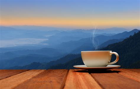 Photo Wallpaper Dawn Coffee Morning Cup Hot Coffee Tea Coffee