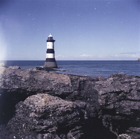 Trwyn Du Lighthouse Penmon Anglesey Wales Taken On A Lub Flickr