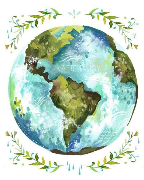 Portfolio Earth Art Watercolor Wall Art Watercolor Art