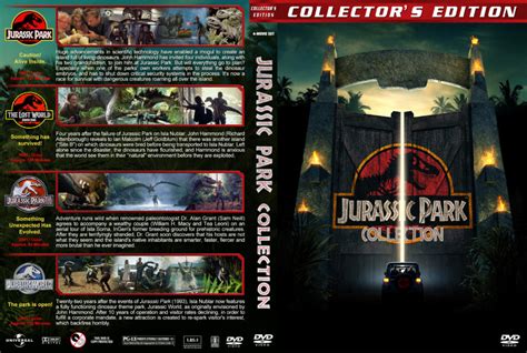 Jurassic Park Collection Dvd Cover 1993 2015 R1 Custom