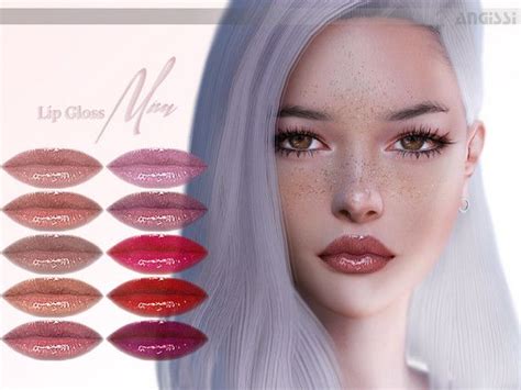 Lip Gloss Misa By Angissi For The Sims 4 Spring4sims Sims 4 Sims