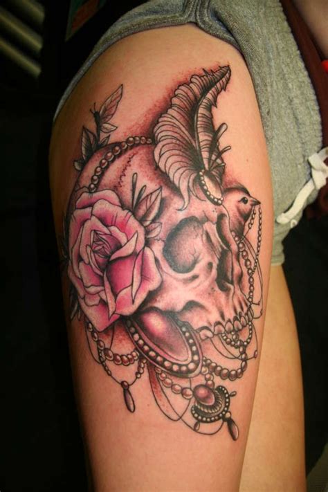 Skull tattoos have stood the test of time. Skull and Rose Arms Tattoo | Rose tattoos for women, Skull ...