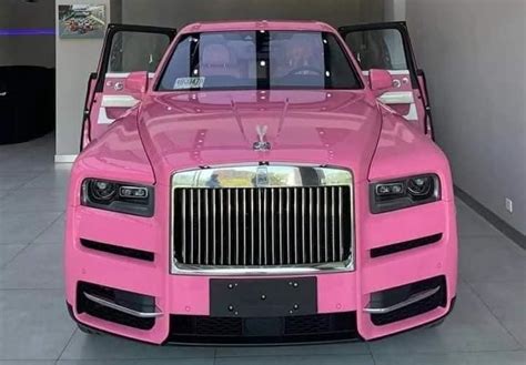 Nicki Minaj Unveils Stunning Pink Makeover For Her Luxurious Second Ride A Rolls Royce Cullinan