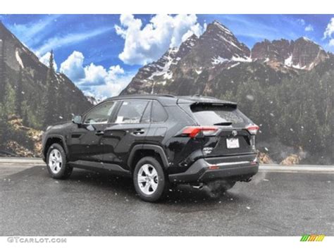 2020 Midnight Black Metallic Toyota Rav4 Xle Awd 137296050 Photo 3