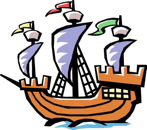 At Getdrawings Com Free Christopher Columbus Ship Cartoon Clipart