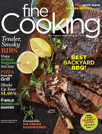Fine Cooking Magazine Junejuly 2019 Fine Cooking Individual Beef