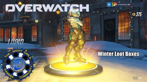 Overwatch Opening My 6 Free Winter Loot Boxes Youtube