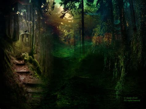 A Morning In A Magical Forest By Shades Of Art On Deviantart