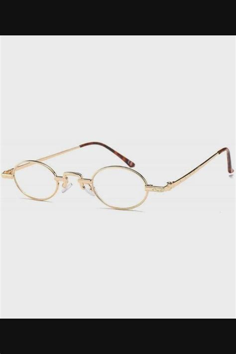 unisex vintage oval glasses small metal frames sunglasses uv400 glod white cw18nl9zggx