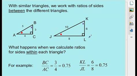 Mpm2d Trigonometry Primary Trigonometric Ratios In Right Triangles