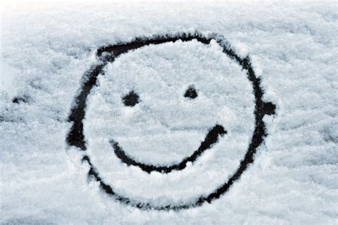 Smiley Face On Snow Stock Image Image Of Human Abstract 84305087