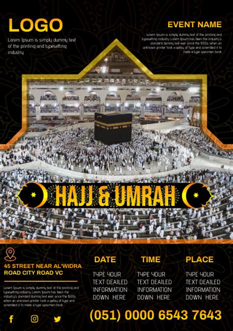 Hajj And Umrah Template Postermywall