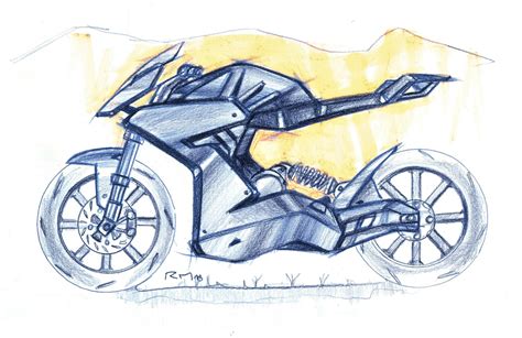 Motorcycle Sketch By Radek Micka Motorcycle Motorbike Design Sketches