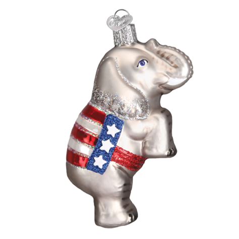 Old World Christmas Republican Elephant Ornament Winterwood Gift