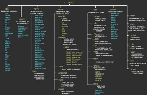 Así Es La Jerarquía Del Sistema De Archivos De Linux Mostrada En Una