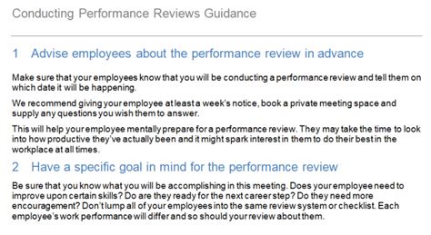 Guide To Conducting Performance Reviews Grcready
