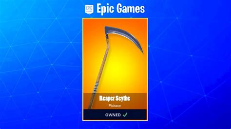 Where Is The SCYTHE Pickaxe?! REAPER Pickaxe RETURNING / COMING BACK To