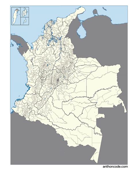 Mapa Politico Mudo De Colombia Para Imprimir Mapa Mudo De Departamentos