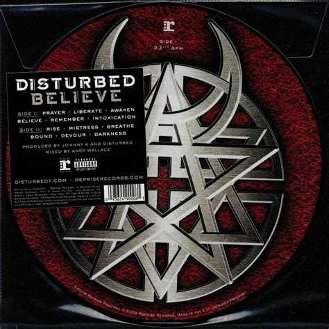 Disturbed Believe Reissue Vinyl At Juno Records