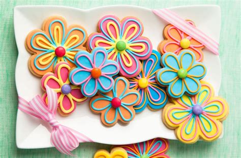 Flower Cookies Baking Recipes Goodtoknow