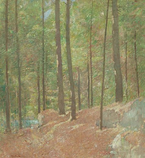 In The Pine Woods Painting By Emil Carlsen Fine Art America