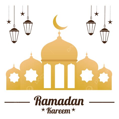 Gambar Ornamen Masjid Dari Ilustrasi Ramadhan Kareem Elemen Ornamen
