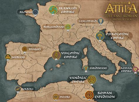 The reluctant arbiters of barbarian vengeance, the visigoths have sworn to repay the romans in full for decades of abuse at their hands. The Last Roman Campaign Pack- Campaign Map Reveal