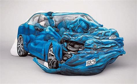 Body Art Car 15 Funny And Creative Optical Illusion