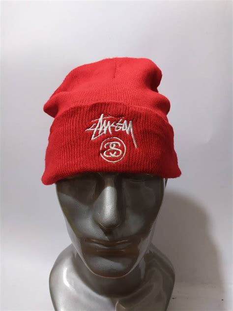 Stussy Vintage Stussy Beanie Embroidery Logo Hats Grailed