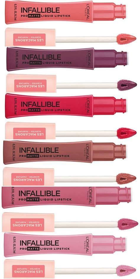 l oreal infallible pro matte les macarons scented liquid lipstick smell just like macarons