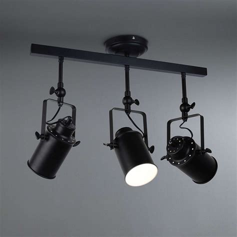 Healy Black 3 Spotlight Ceiling Fitting Dunelm Kitchen Spotlights