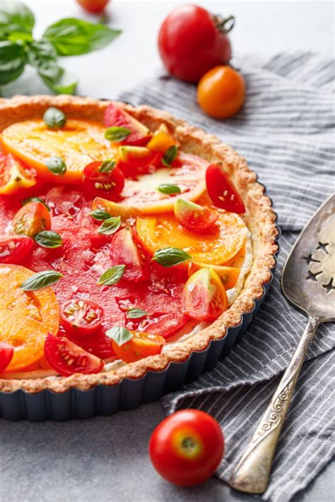Goat Cheese And Heirloom Tomato Tart Love And Olive Oil