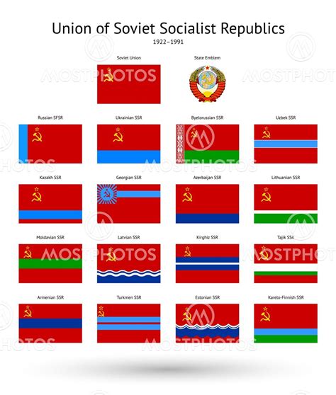 Soviet Union Ussr Flags C By User50015 Mostphotos