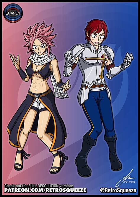 Transformation 001 Fairy Tail Gender Swap By Retrosqueeze On Deviantart